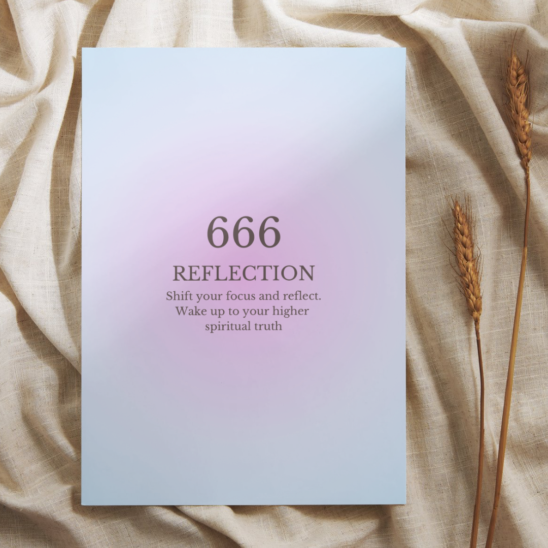 "666" Kunstdruck