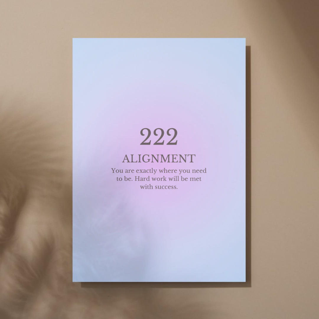 "222" DIGITALER Kunstdruck