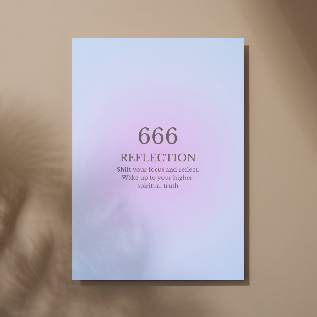 "666" DIGITALER Kunstdruck