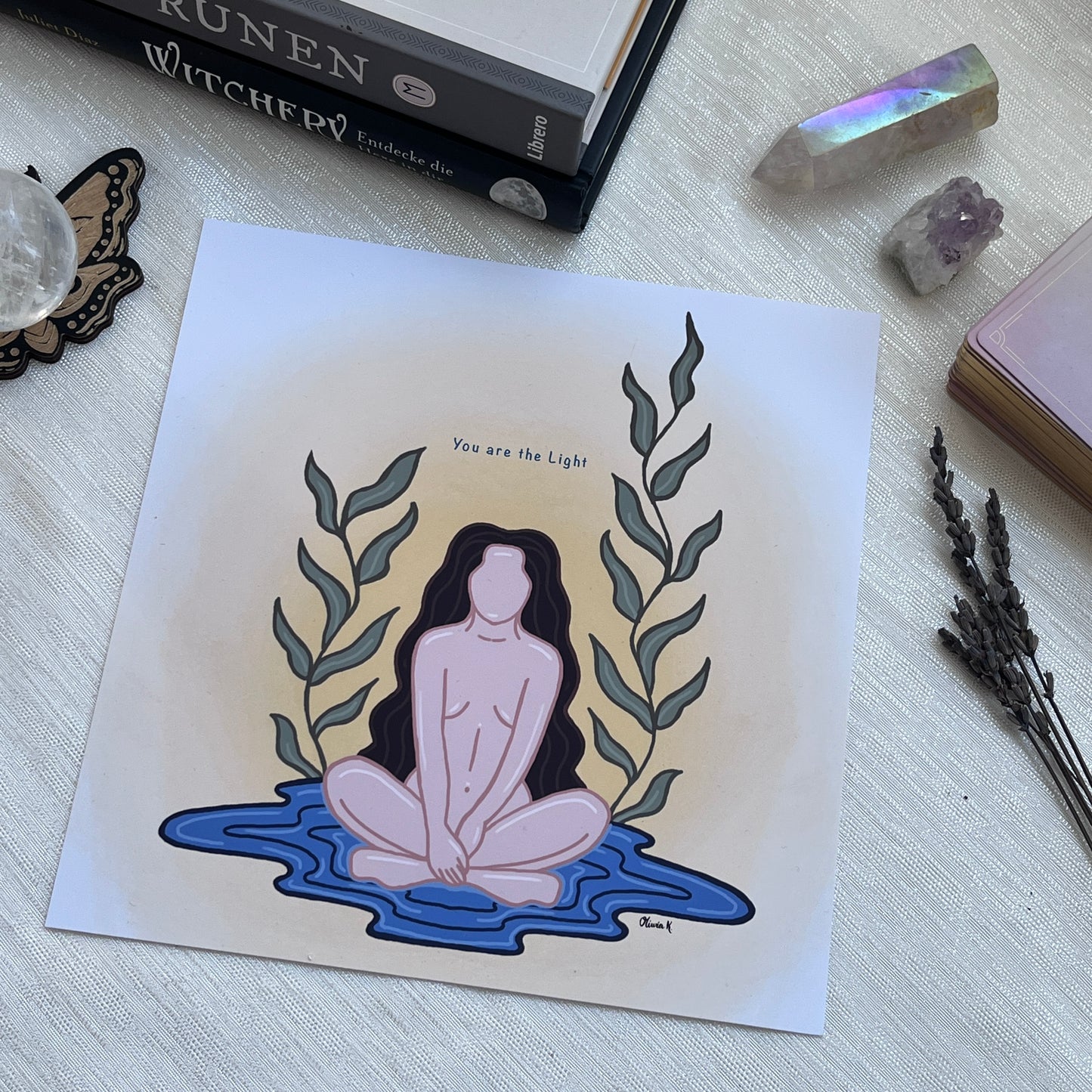 "You are the Light" Kunstdruck