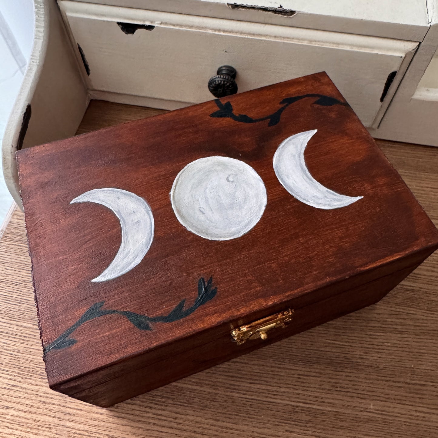 Tarot Karten Box - handbemalt