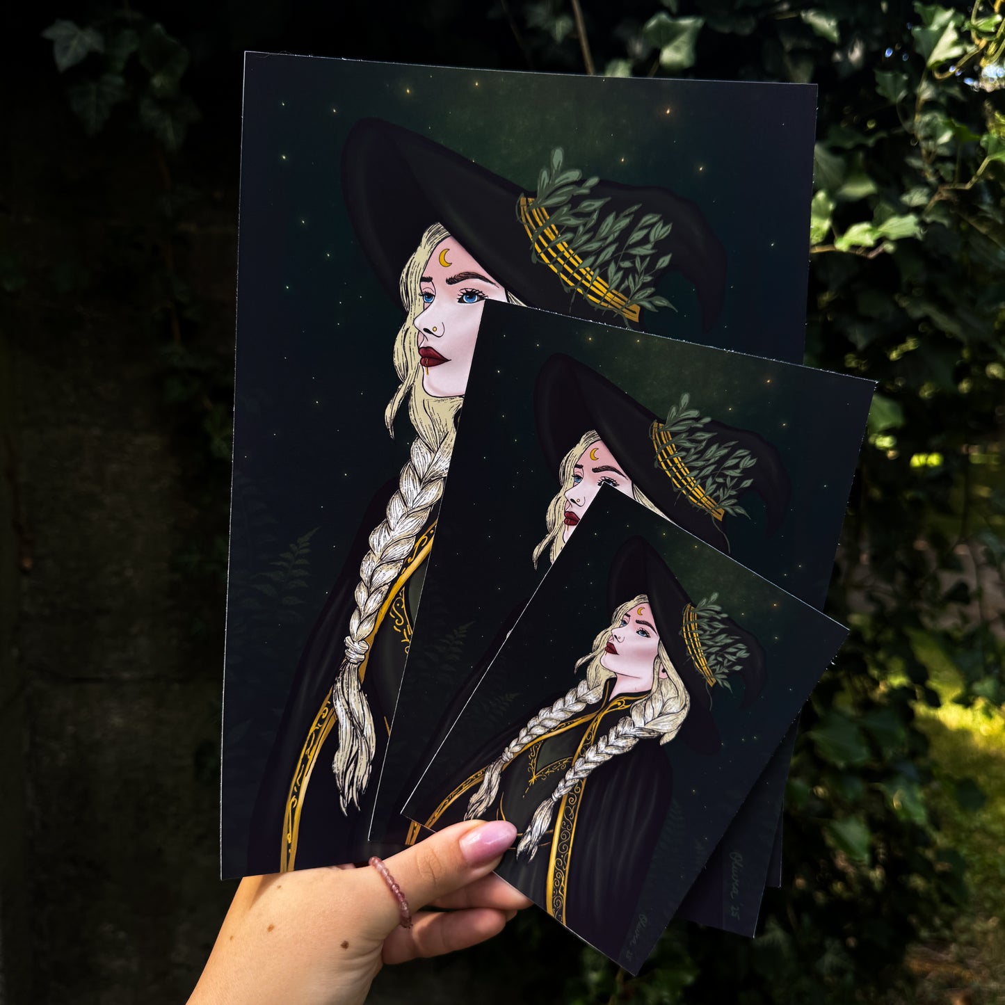 "Green Witch" Kunstdruck