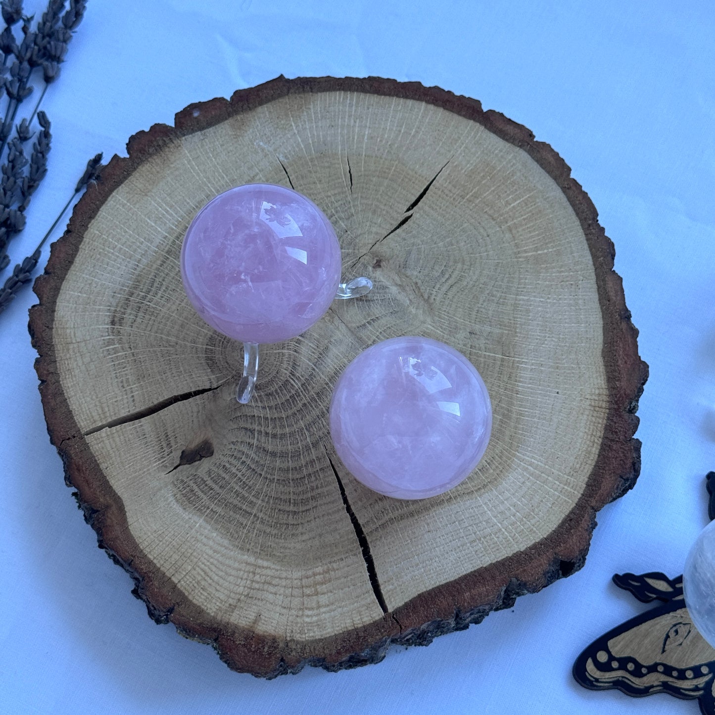 "Rosenquarz" Kugel 4cm