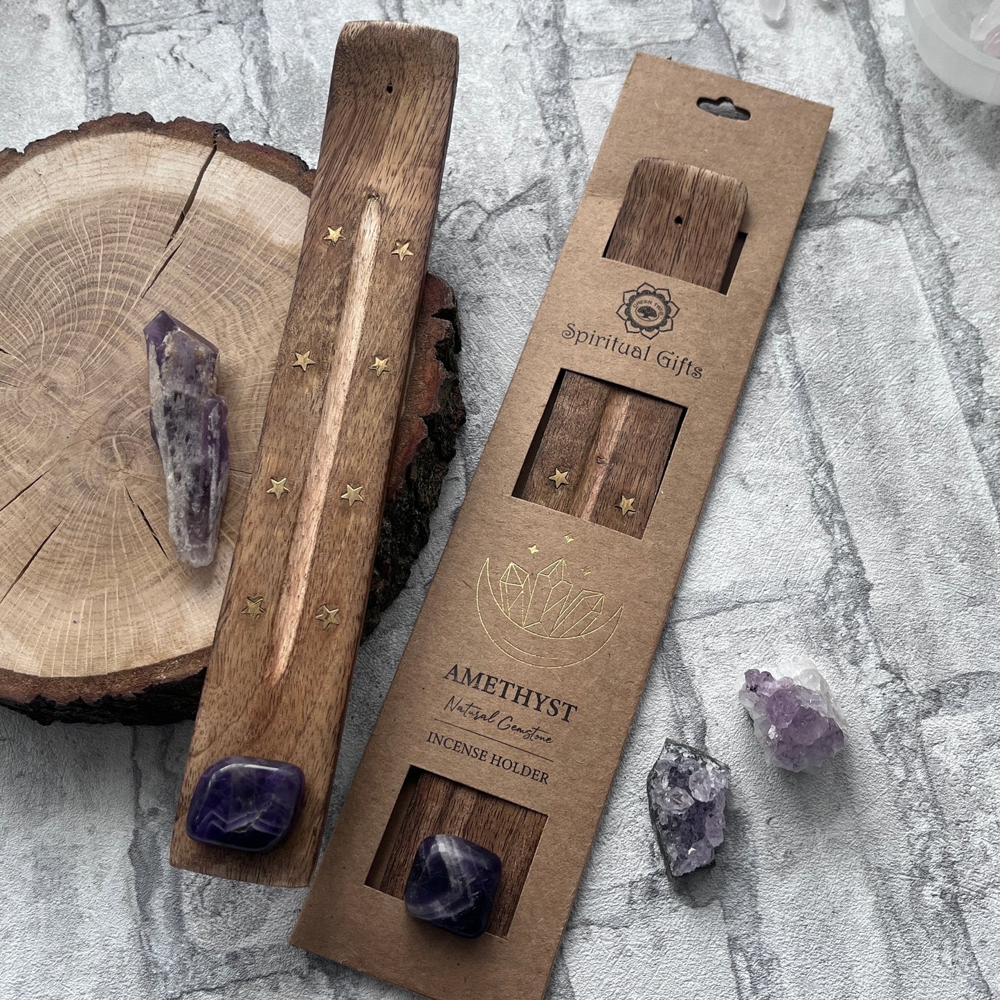 Räucherstäbchen-Halter "Amethyst"