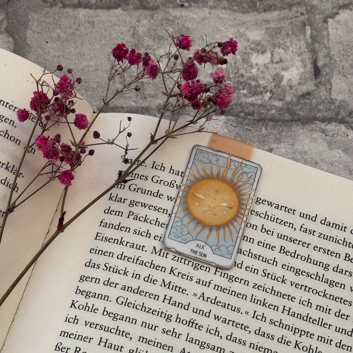 "The Sun" Lesezeichen Magnetisch