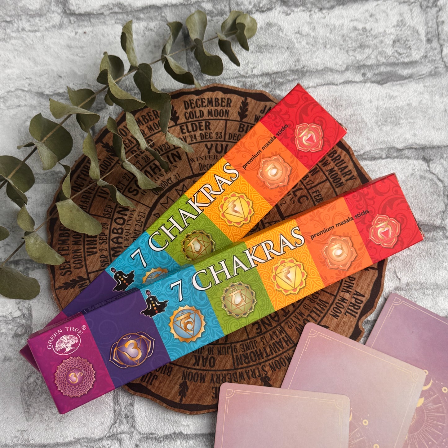 Green Tree "7 Chakras" Räucherstäbchen