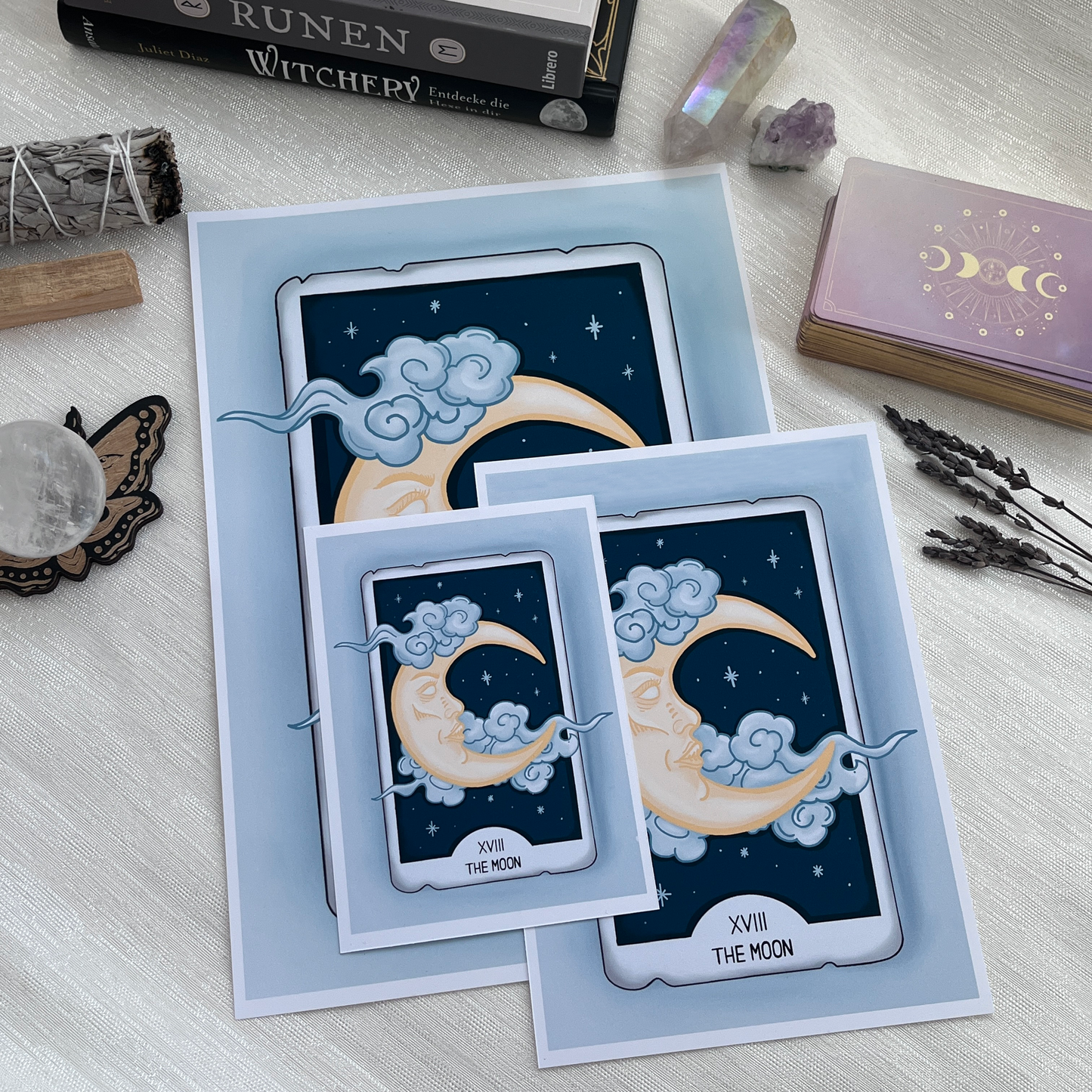 "The Moon" Kunstdruck