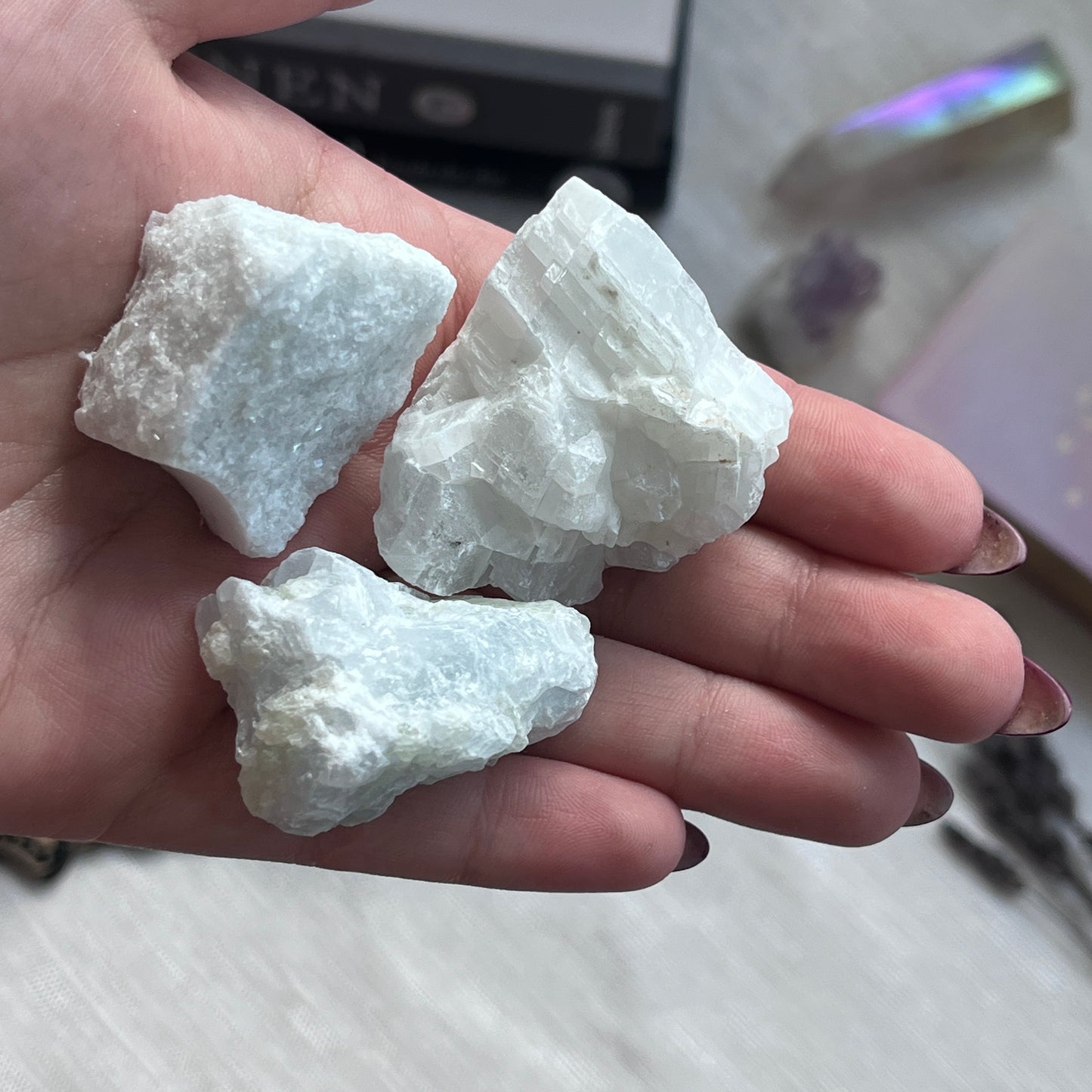 "Blauer Calcit" Rohstück