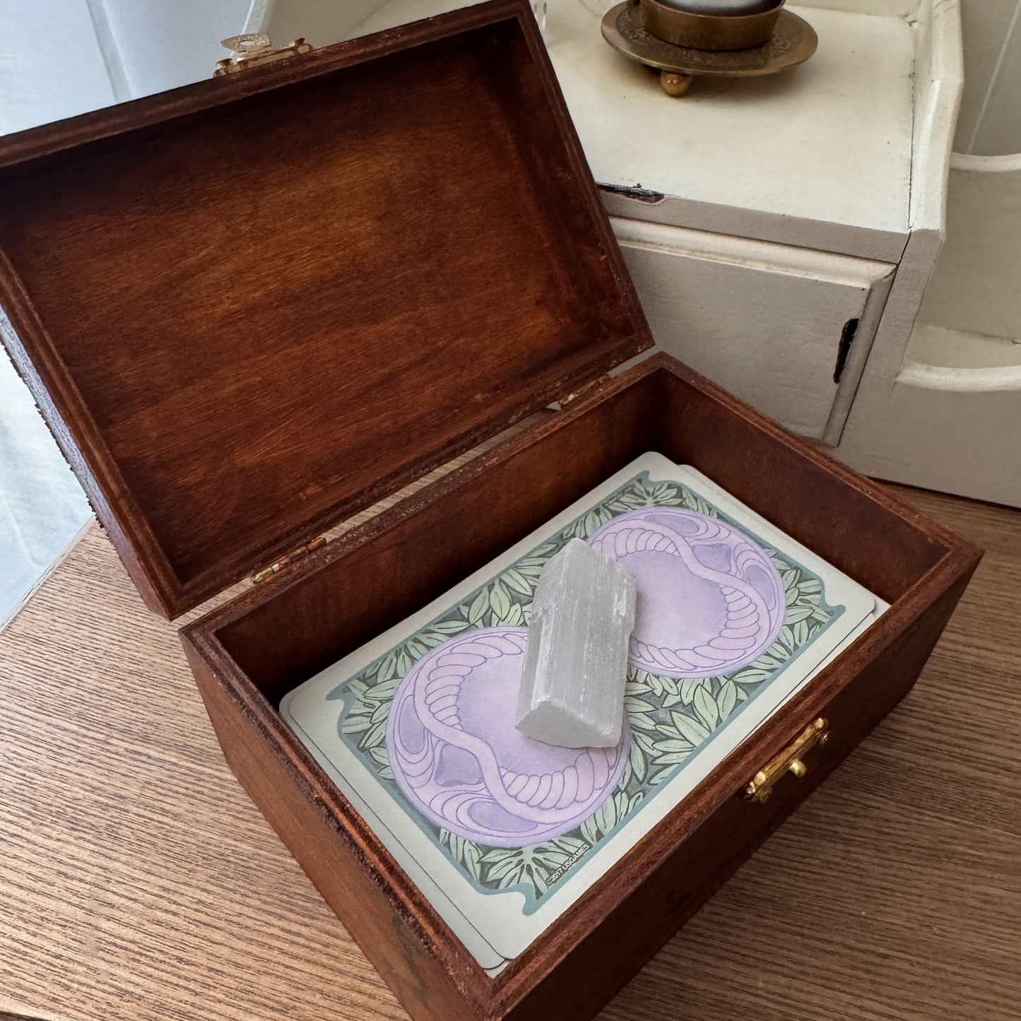 Tarot Karten Box - handbemalt