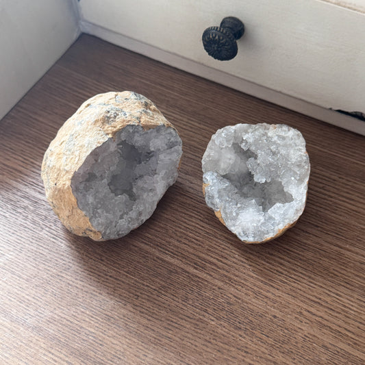 Mystery Quarz Geoden-Paar