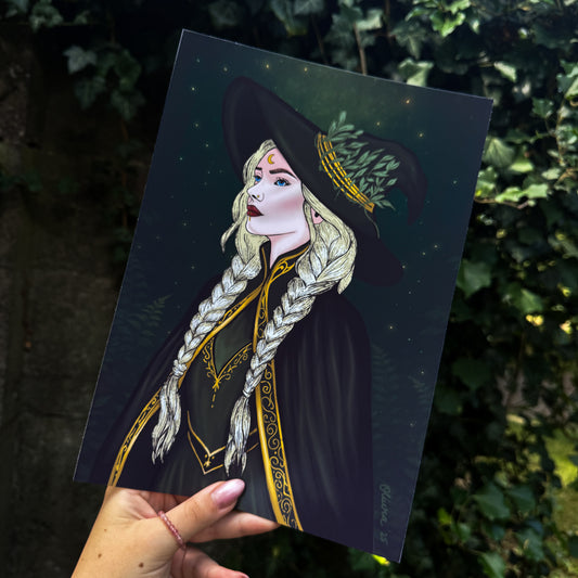 "Green Witch" Kunstdruck