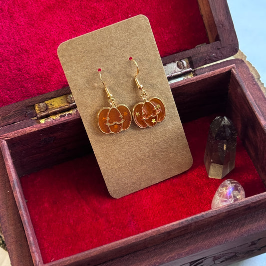 Ohrring Paar "Pumpkin" Gold
