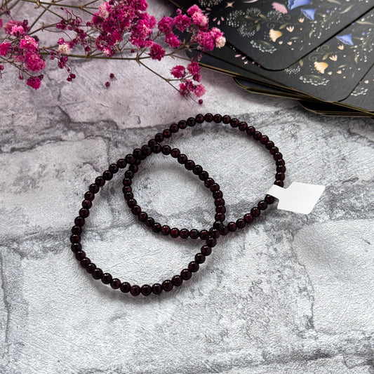 Granat Perlenarmband