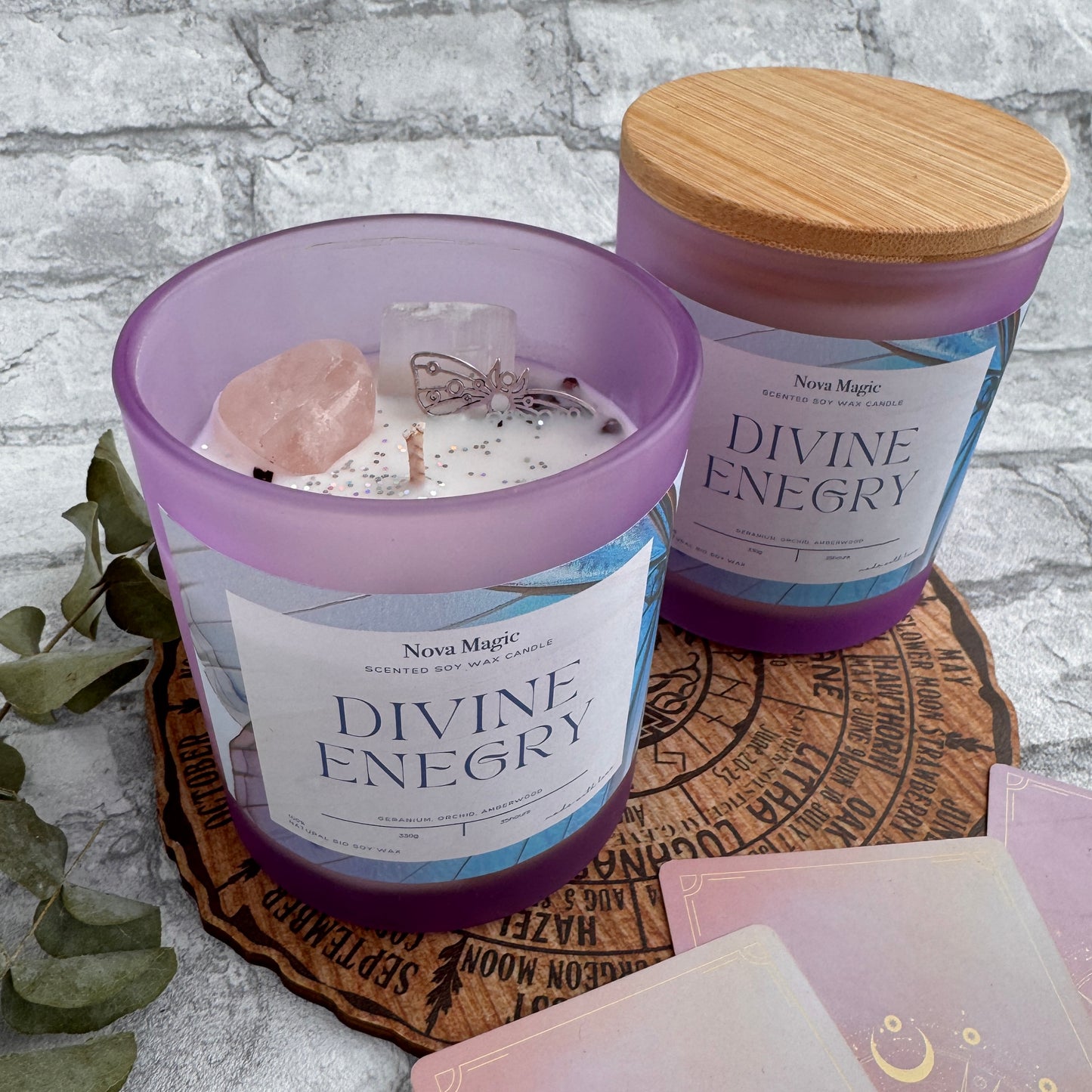 Kristallduftkerze "Divine Energy"