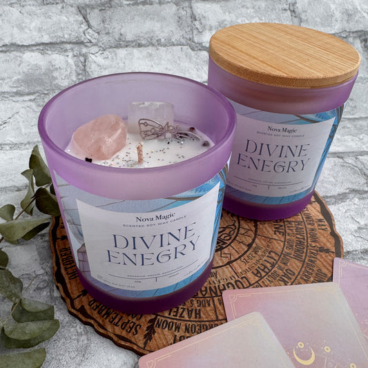 Kristallduftkerze "Divine Energy"