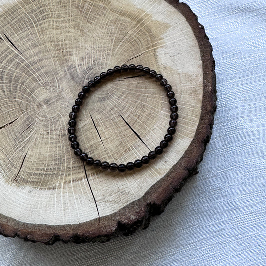 Rauchquarz Perlenarmband