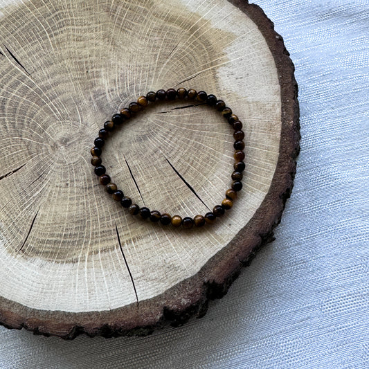 Tigerauge Perlenarmband